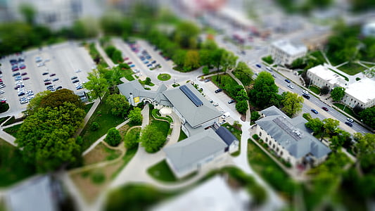 top-view photography of building during daytime thumbnail
