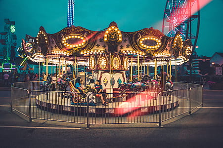 horse carousel photo thumbnail