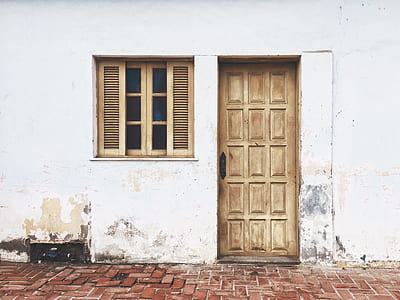closed door and window photograph thumbnail