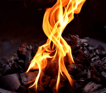 charcoal on fire thumbnail