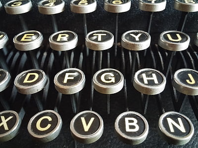close-up photo of typewriter keyboard thumbnail