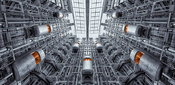 worm's eye view of gray structure thumbnail