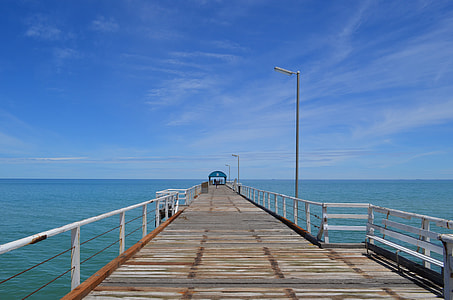 brown wooden dock bridge thumbnail