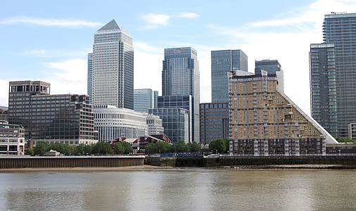 canary wharf, london, business, architecture, cityscape, modern thumbnail