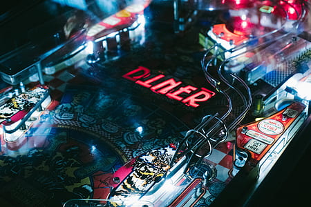 multicolored Diner pinball machine thumbnail
