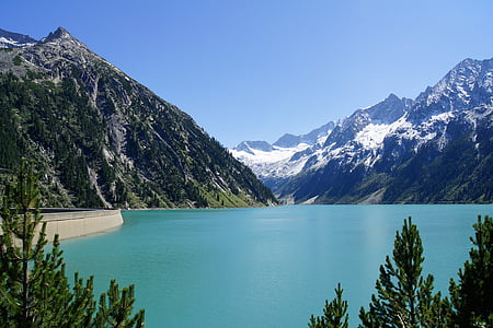 body of water near mountain thumbnail