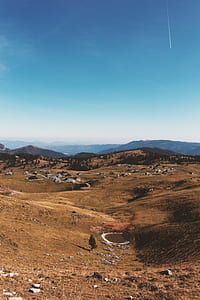 aerial view of mountain thumbnail