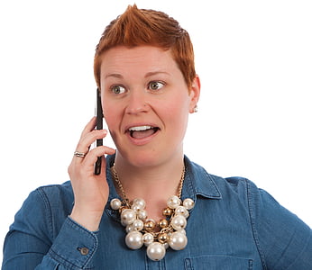 woman talking to someone through her smartphone thumbnail