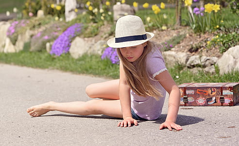 girl sitting on floor thumbnail