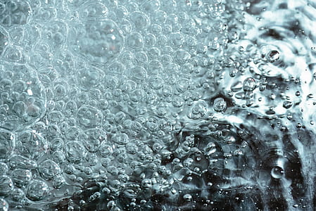 close-up photography of bubbling water thumbnail