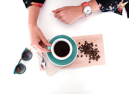 Person Holding Cup With Coffee thumbnail