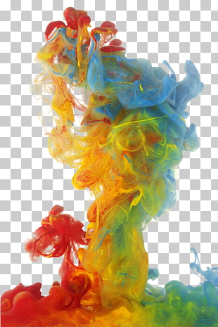 Colored smoke, Transparent color smoke transparent, red, yellow, green, and blue colored smoke PNG clipart