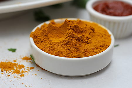 brown powder on white ceramic saucer thumbnail