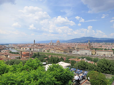 aerial view of city and green trees during dytime thumbnail