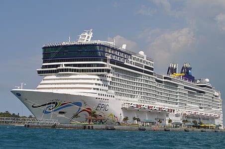 white Epeic cruise ship thumbnail