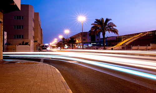 time lapse photography of road during golden hour thumbnail