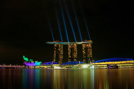 Marina Bay Sands during nighttime thumbnail