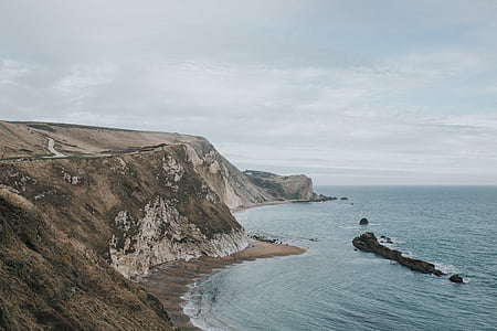 nature, landscape, mountain, water, ocean, sea thumbnail