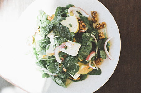 vegetable dish on white ceramic plate thumbnail