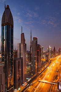 architectural photography of city buildings thumbnail