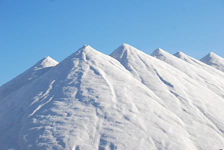 Snow Covered Mountain Under Blue Sky at Daytime thumbnail