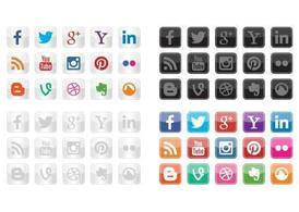 Social Icon Vectors ai file