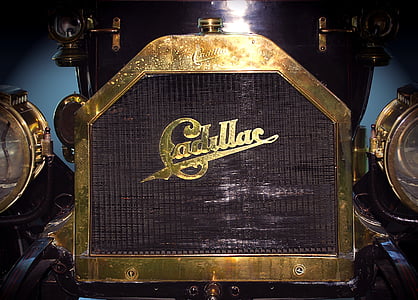 gold Cadillac radiator thumbnail