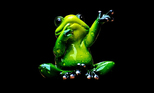 green frog illustration thumbnail