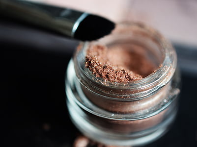 brown powder cosmetic jar thumbnail
