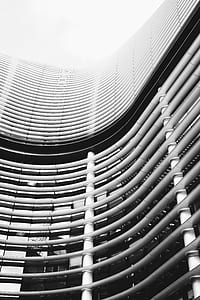 worm's eye view of gray concrete building thumbnail