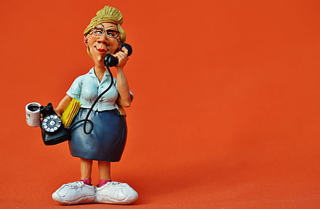 women wearing white and black dress figurine thumbnail