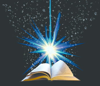 book opened with blue light thumbnail
