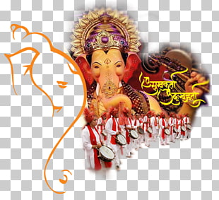 Shiva Ganesha Mi Maratha Restaurant Lalbaugcha Raja Parvati, ganpati, Lord Ganesha graphic illustration PNG clipart