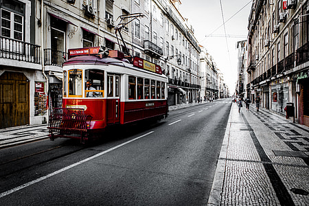 white and red road train thumbnail