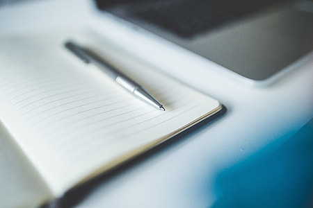Grey Click Pen and White Paper thumbnail