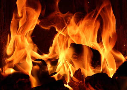 burning fire digital wallpaper thumbnail
