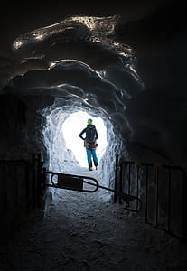 person standing outside of ice cake thumbnail