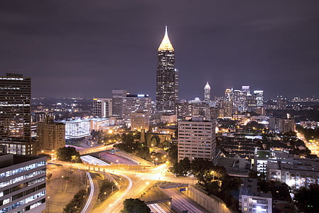 bird's-eye view photography of city buildings thumbnail