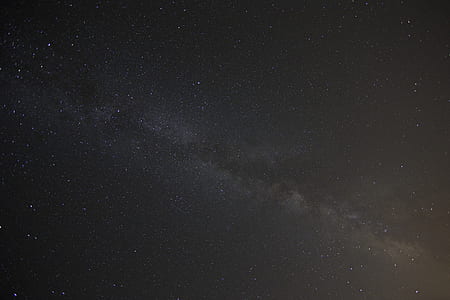White Starry Dark Sky during Nighttime thumbnail