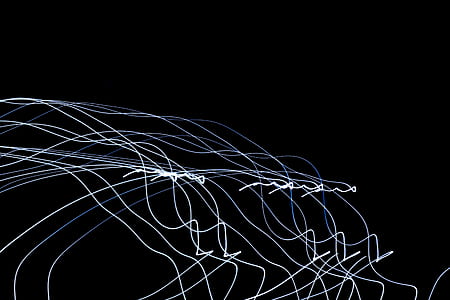 white lines on black background thumbnail