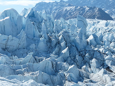 mountain covered with ice thumbnail