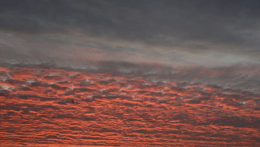 sunset, burning sky, sky, dramatic sky thumbnail