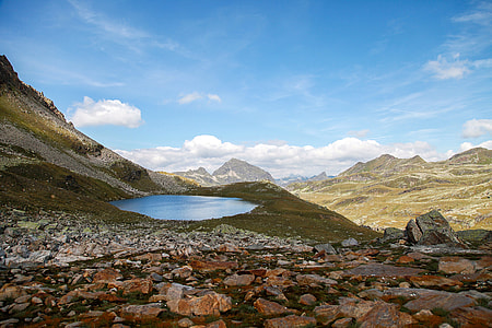 Alpine Pond Landscape in the Alps in Austria thumbnail