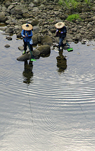 Pinxi Anglers near Lingjiao Falls in Taipei, Taiwan thumbnail