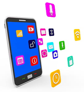 Social Media Phone Showing Application Software And Forums thumbnail