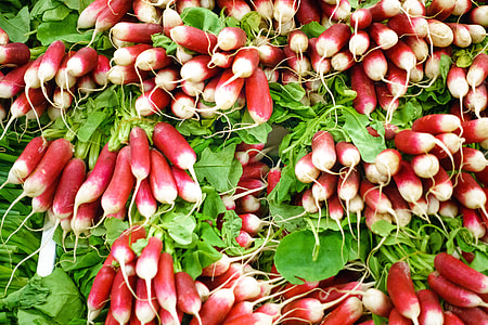 Radishes at a farmers market thumbnail