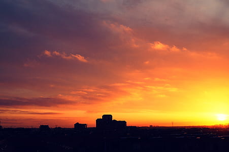dawn, landscape, nature, sky thumbnail