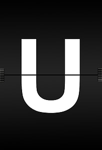 U letter cutout thumbnail