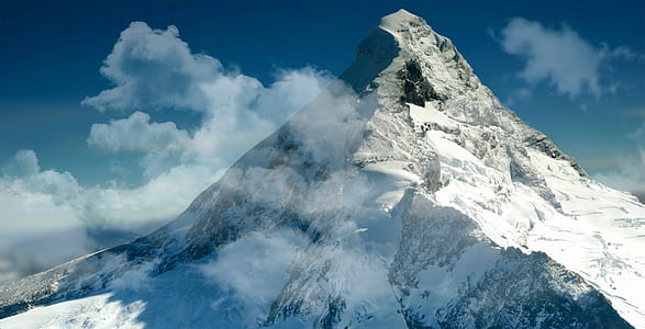 photo of mountain covered by snow thumbnail