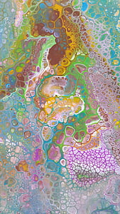 acrylic, abstract, painting, colors, texture, decoration thumbnail